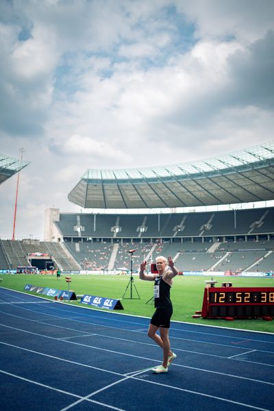 Marvin Schulte (SC DHfK Leipzig e.V.) waehrend der deutschen Leichtathletik-Meisterschaften im Olympiastadion am 25.06.2022 in Berlin